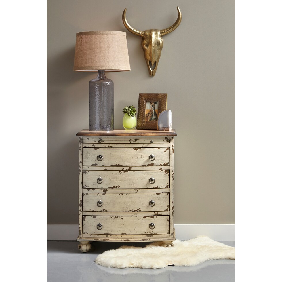 marcella white chest   