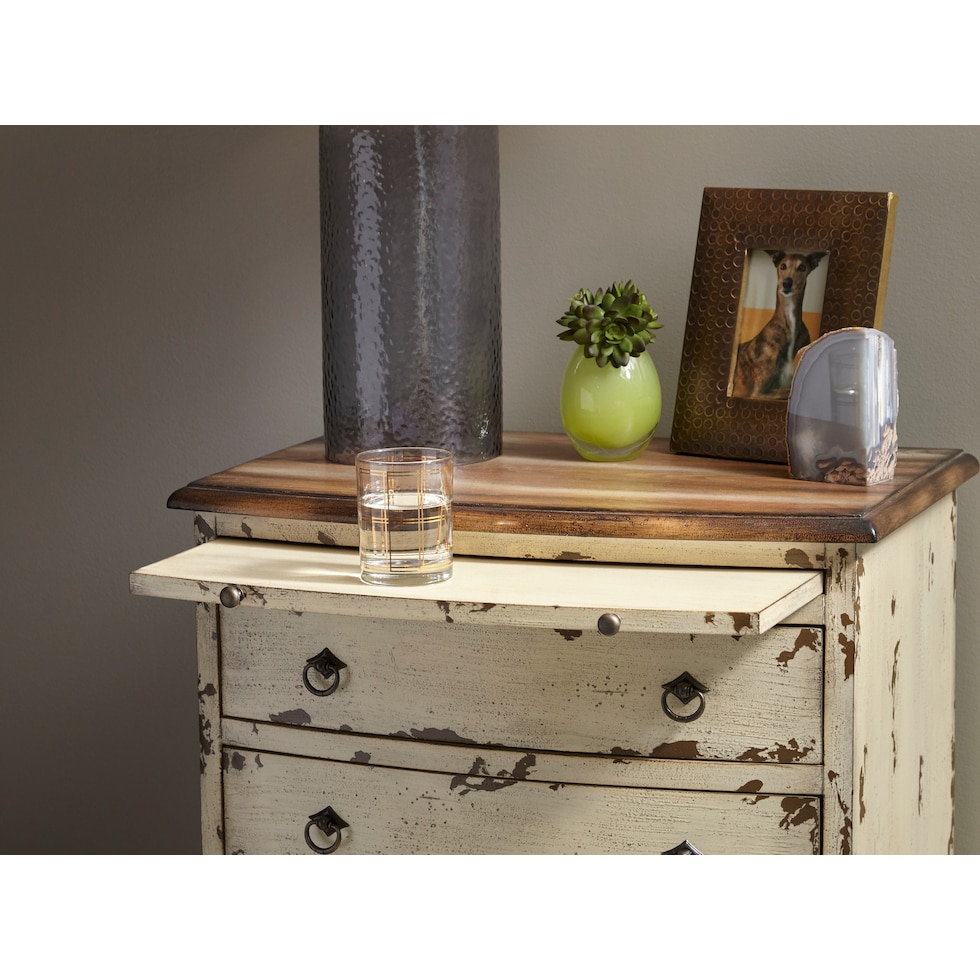 marcella white chest   