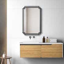 marcellus matte black mirror   