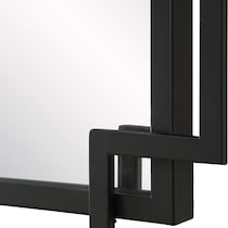 marcellus matte black mirror   