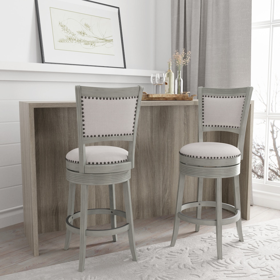 marcie gray bar stool   