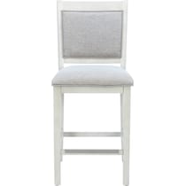 marcum white counter height stool   