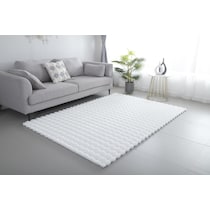 marengo white area rug  x    