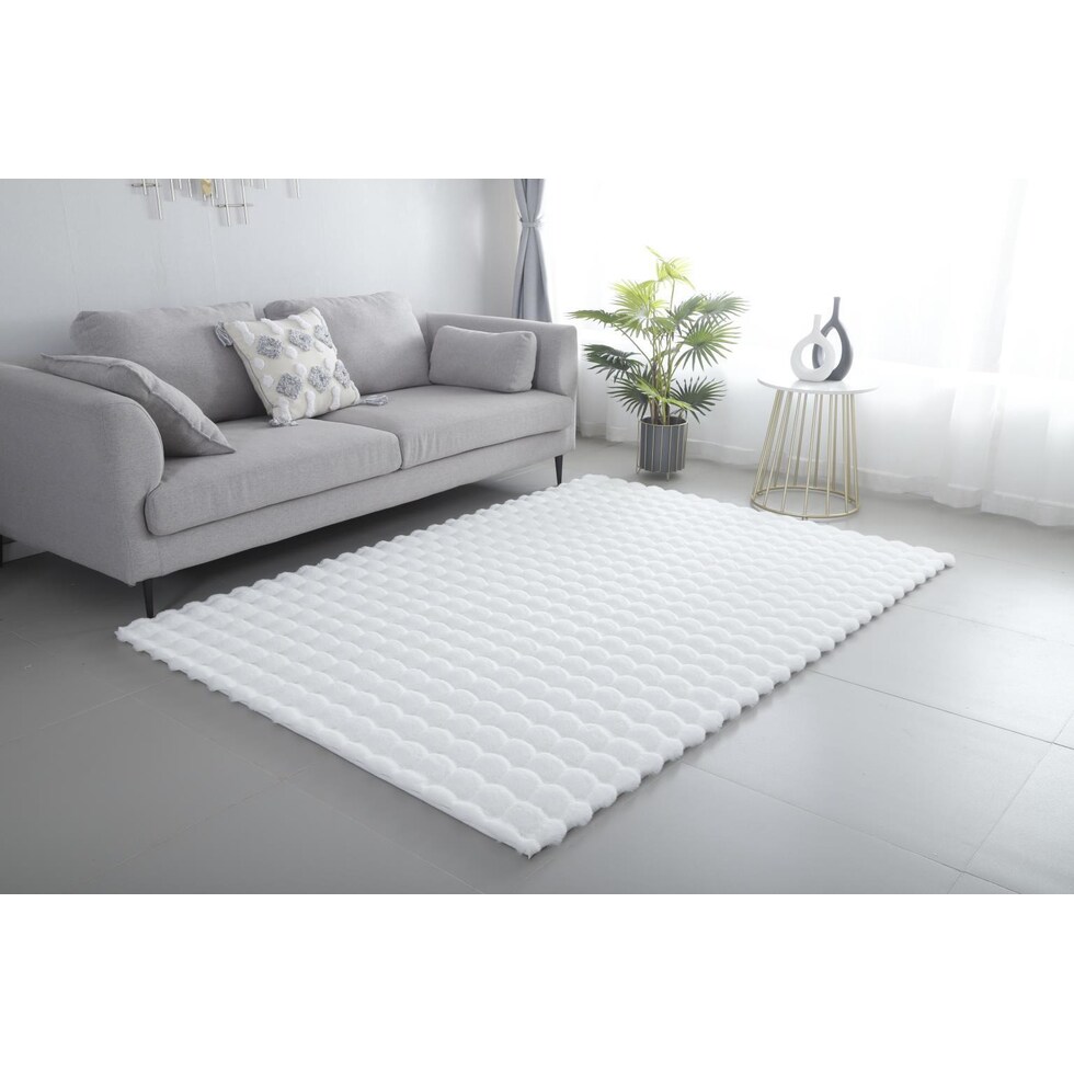 marengo white area rug  x    