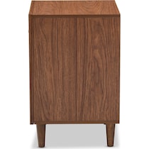 margi dark brown nightstand   