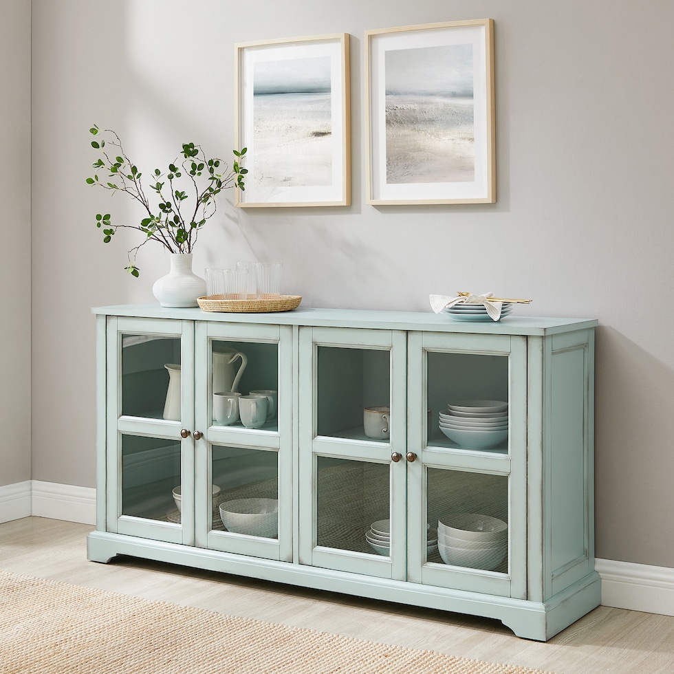 maria blue sideboard   