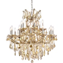 maria gold chandelier   