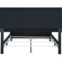 mariana blue queen bed   