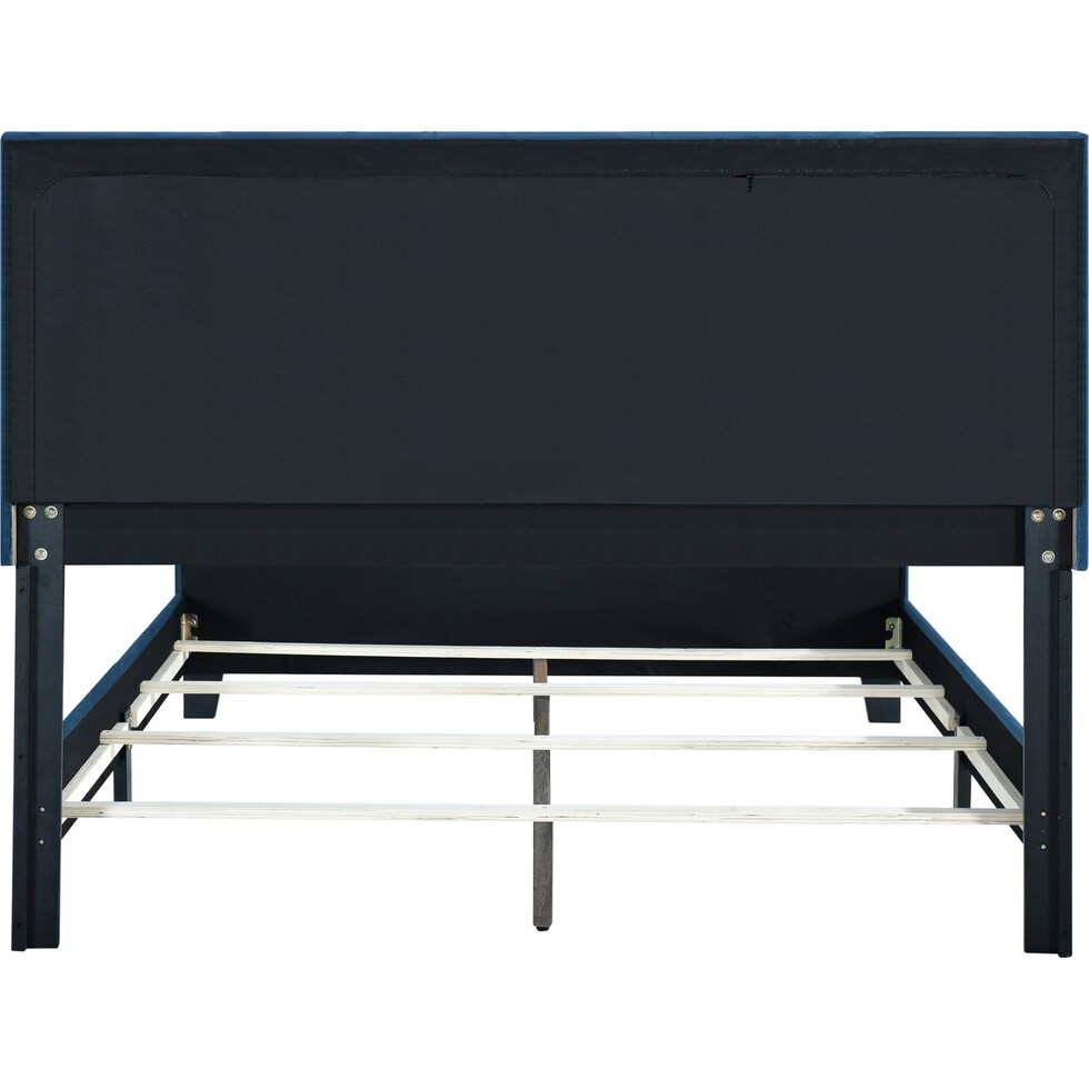 mariana blue queen bed   