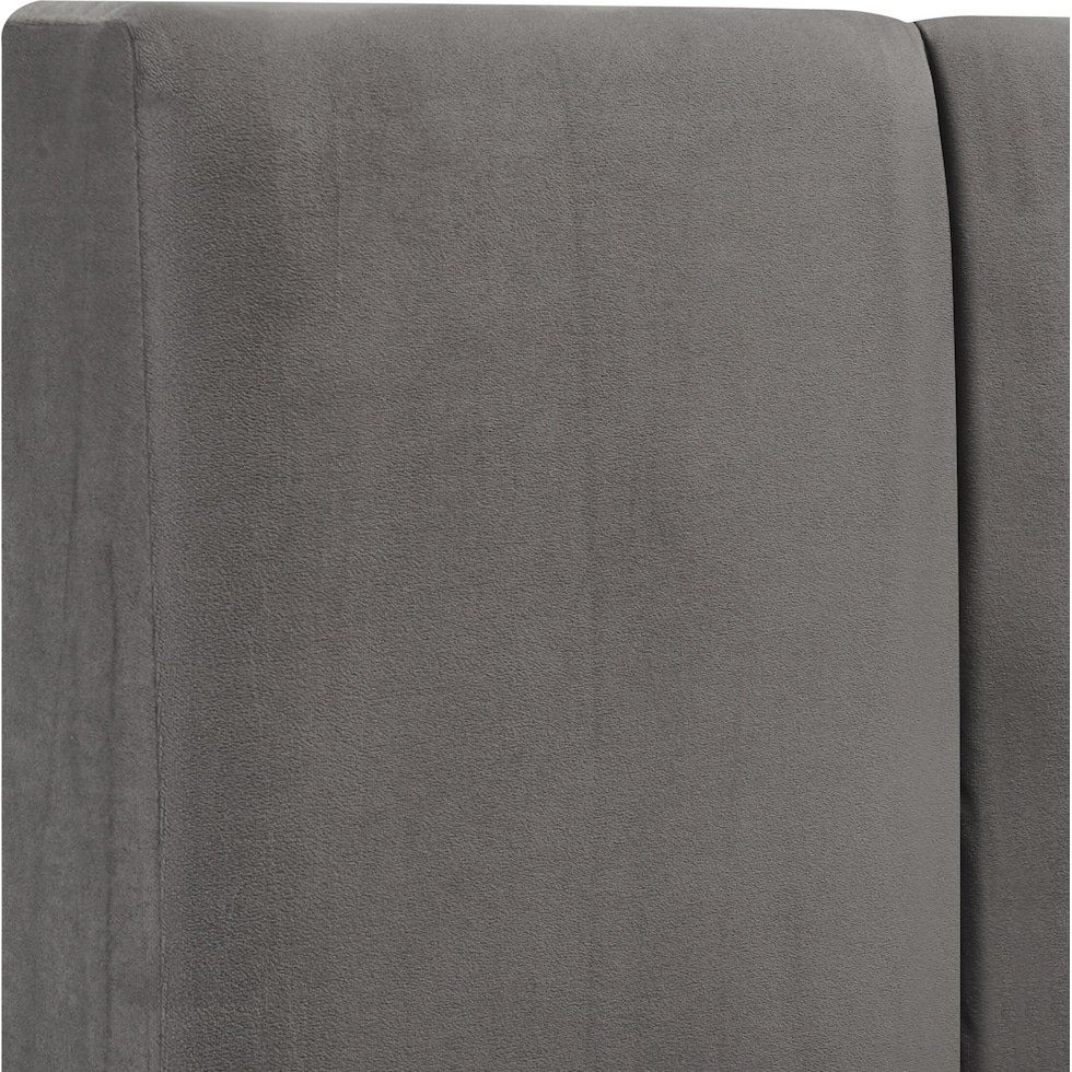 mariana gray queen bed   