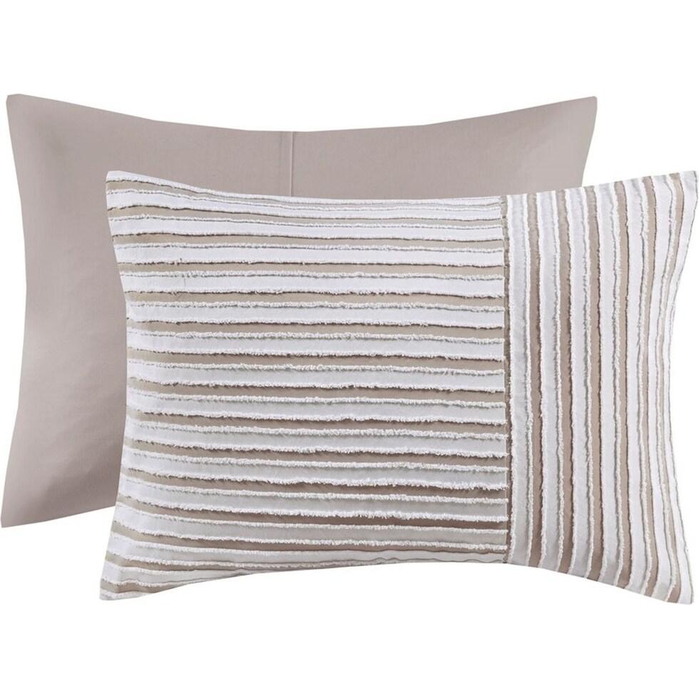 mariana light brown full queen bedding set   