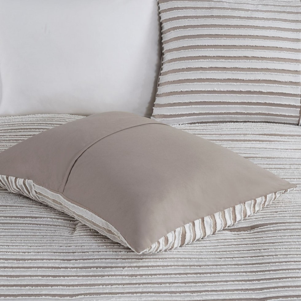 mariana light brown king california king bedding set   