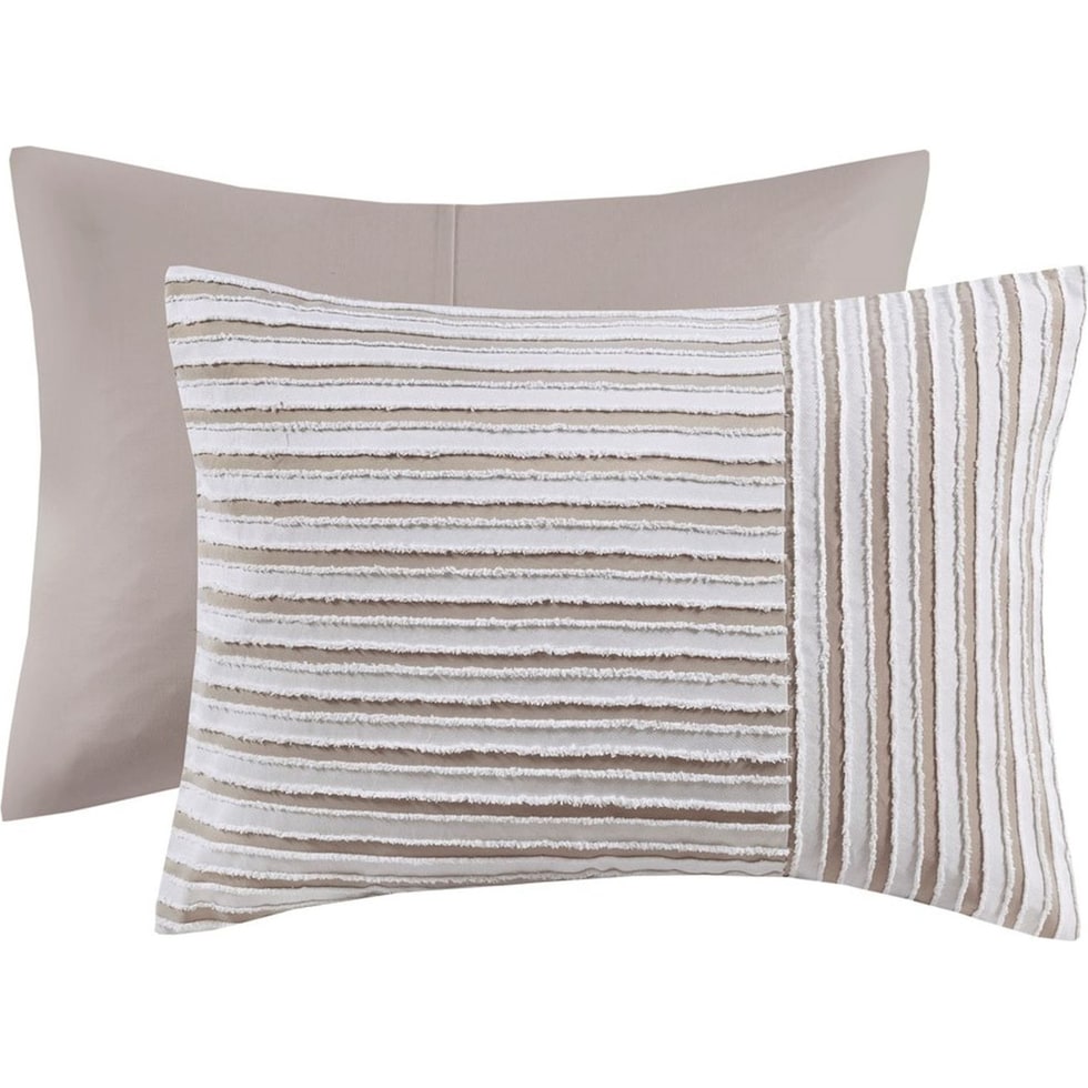 mariana light brown king california king bedding set   