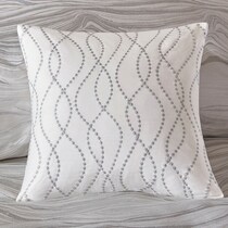 marie white king bedding set   