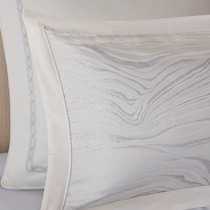marie white king bedding set   