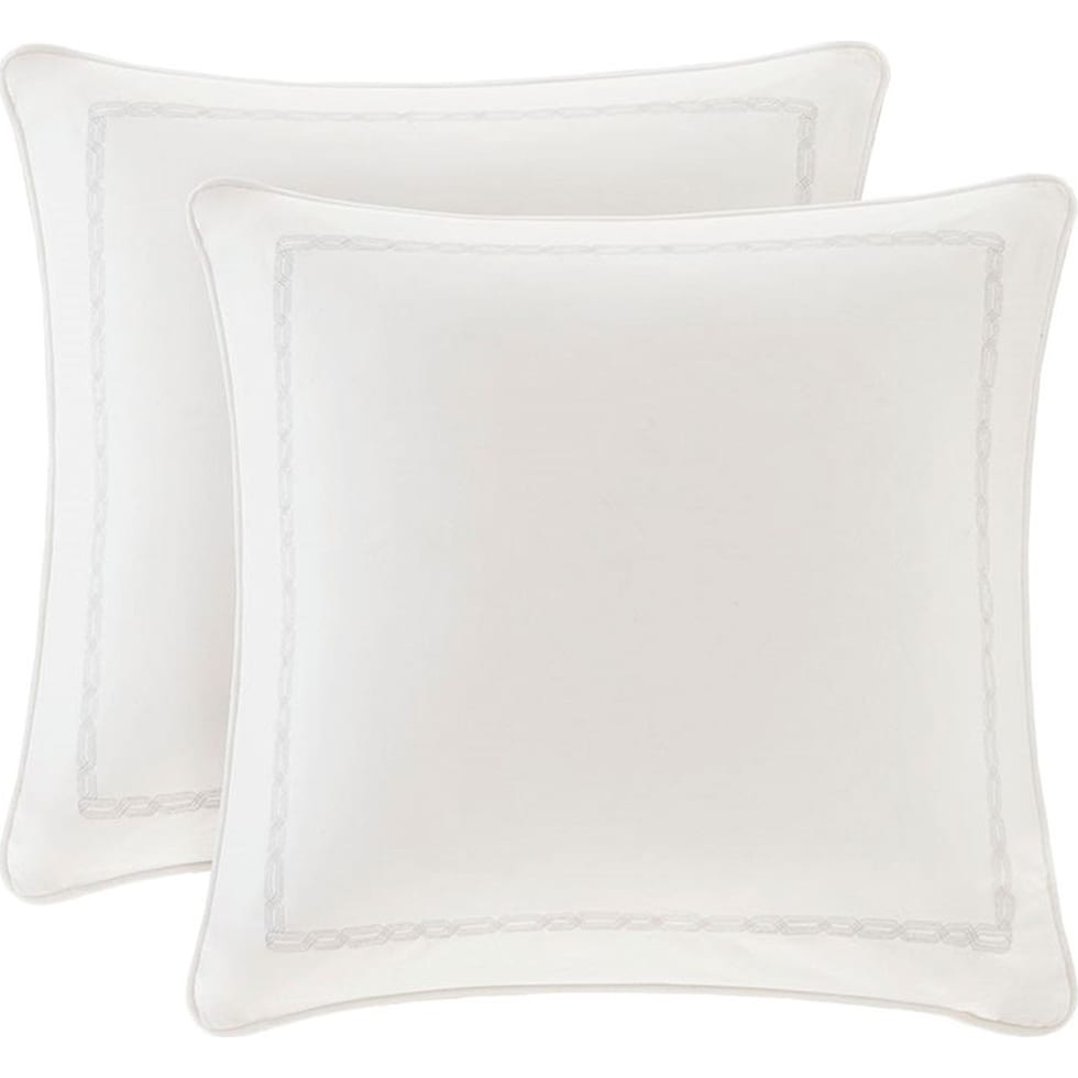 marie white king bedding set   