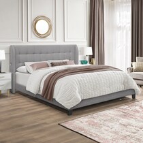 marietta gray king bed   