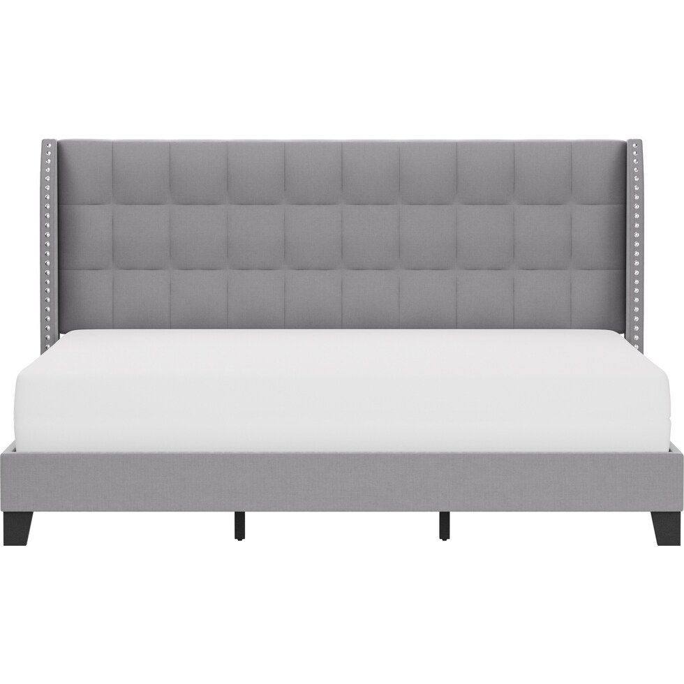 marietta gray king bed   