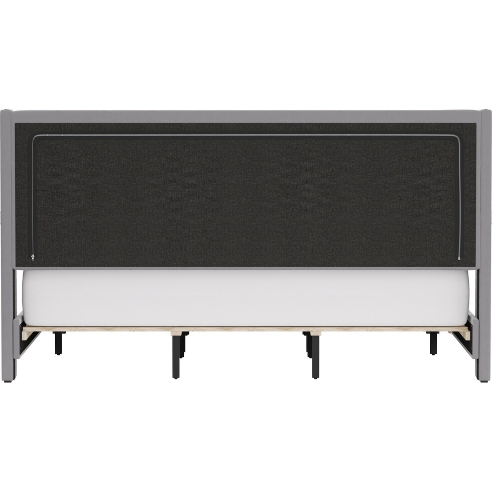 marietta gray king bed   