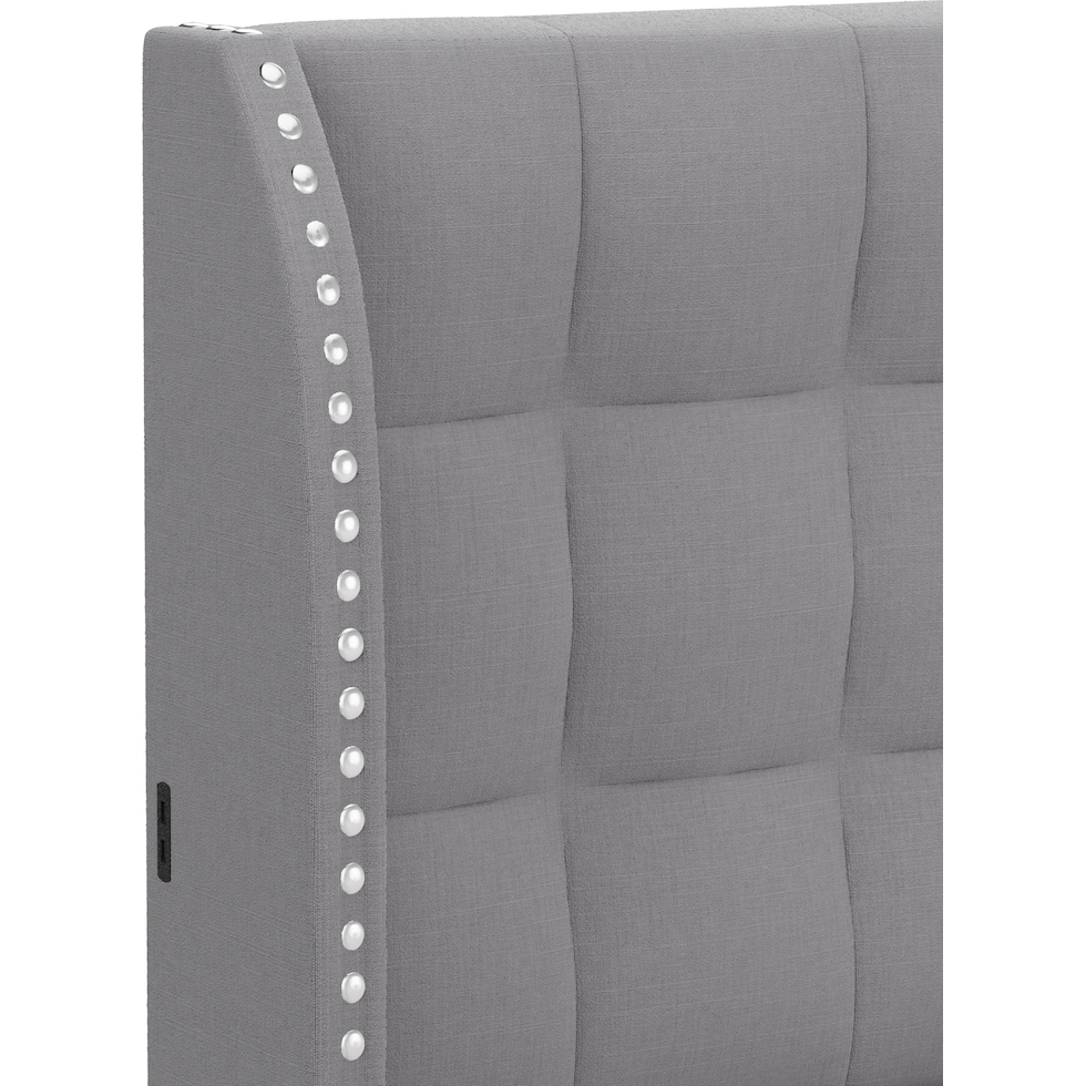 marietta gray king bed   