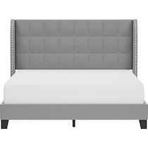 marietta gray queen bed   