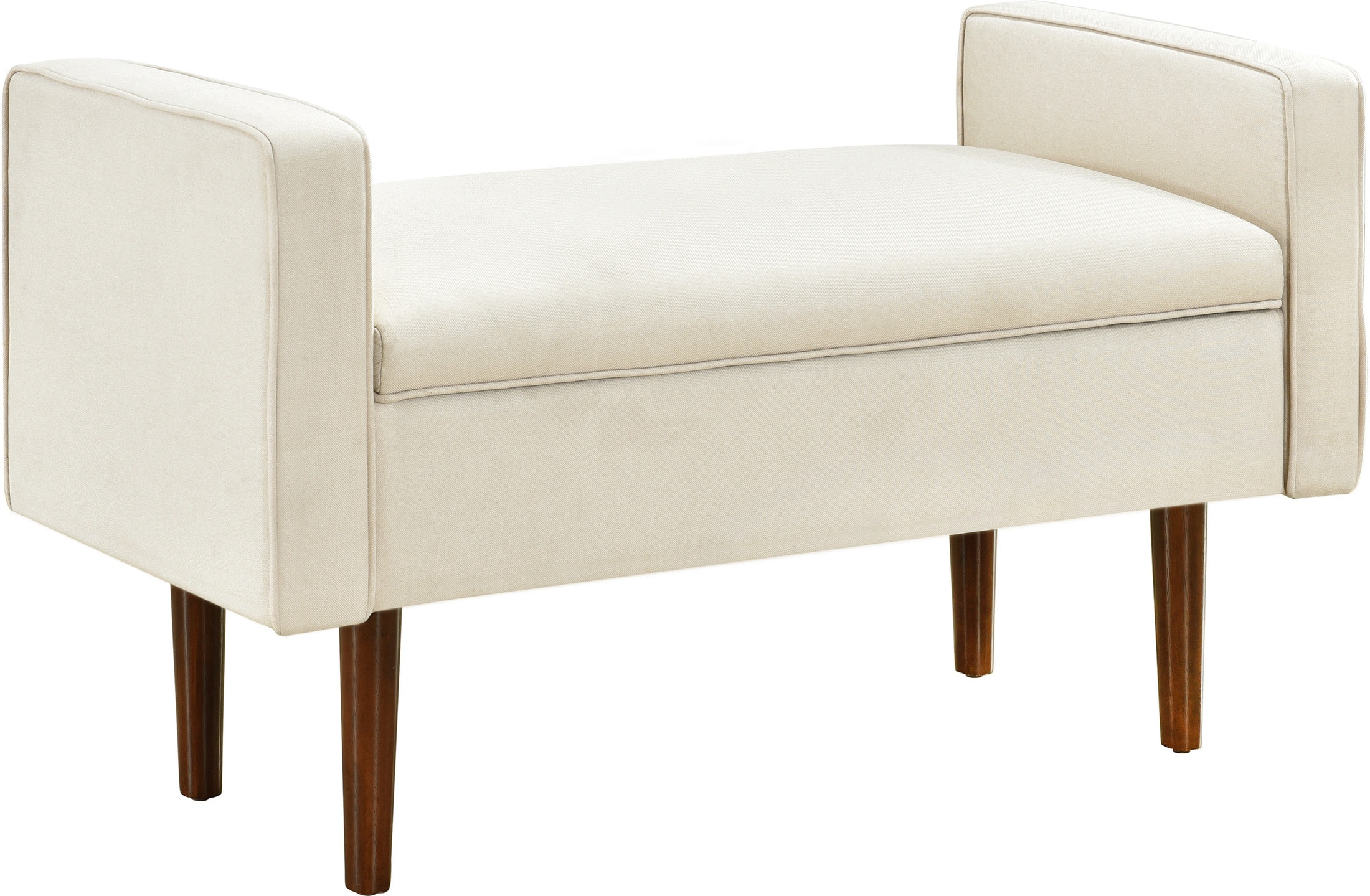 Marietta Upholstered Storage Bench American Signature Furniture