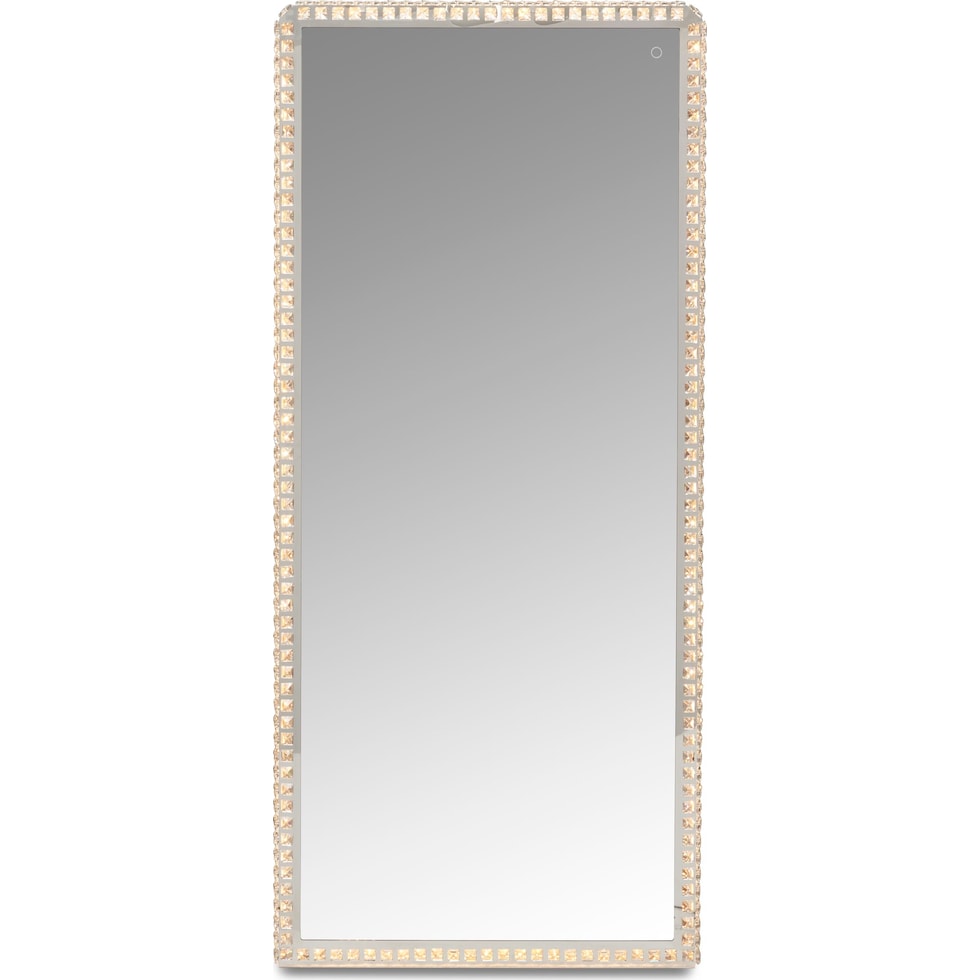 marilyn gray floor mirror   