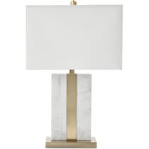 marin white table lamp   