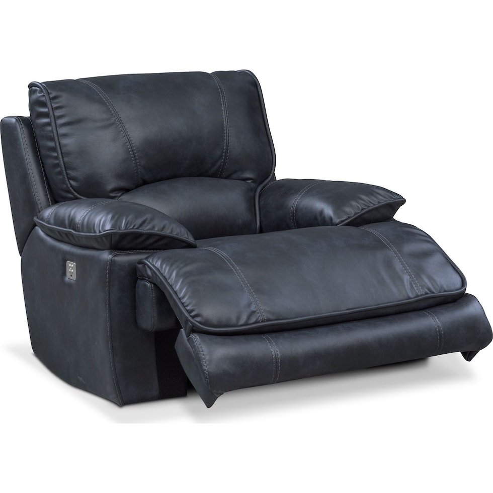 mario power blue power recliner   