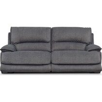 mario power gray  pc power reclining sofa   