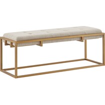 marion white bench   