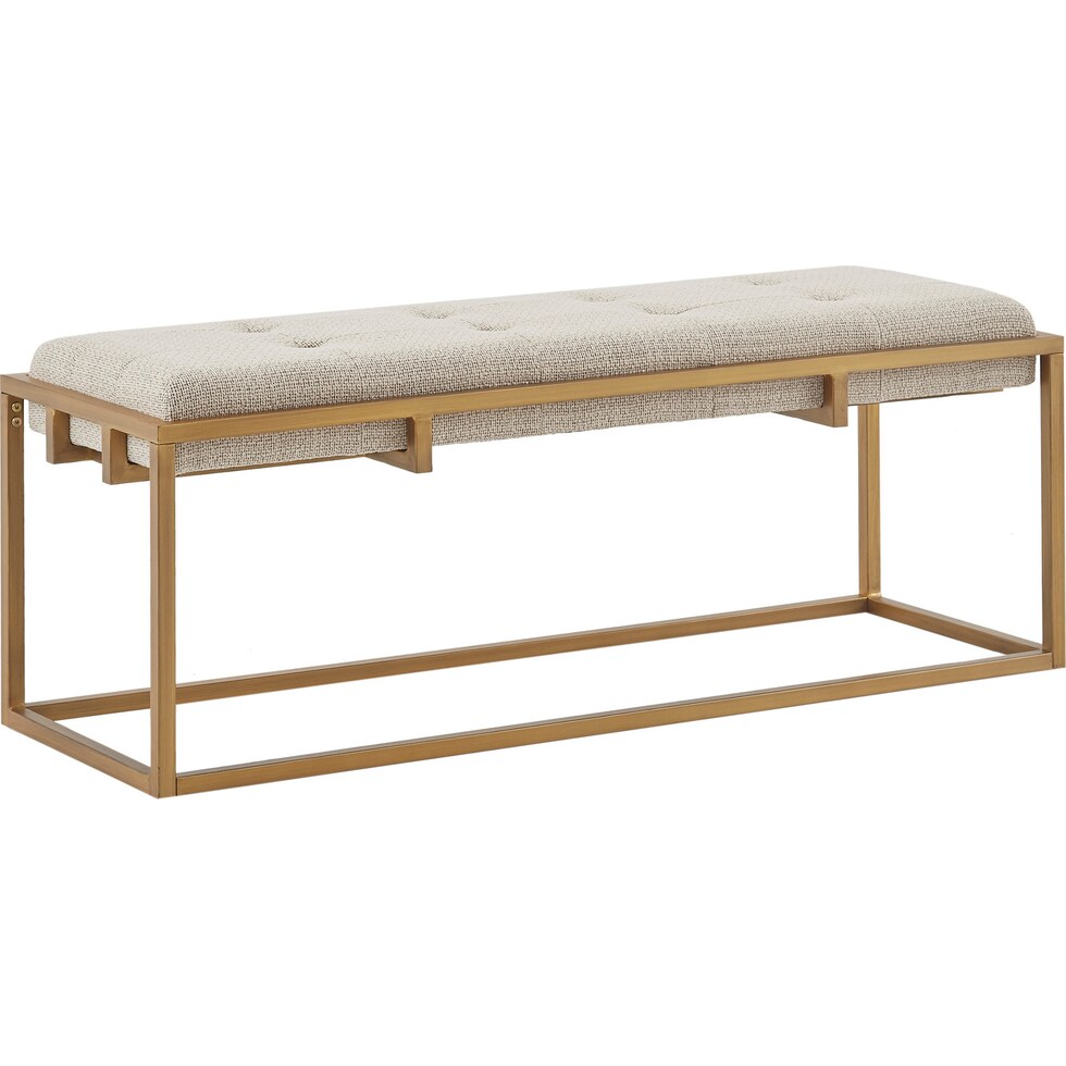 marion white bench   