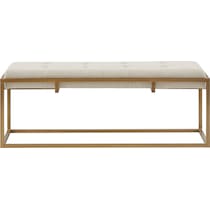 marion white bench   