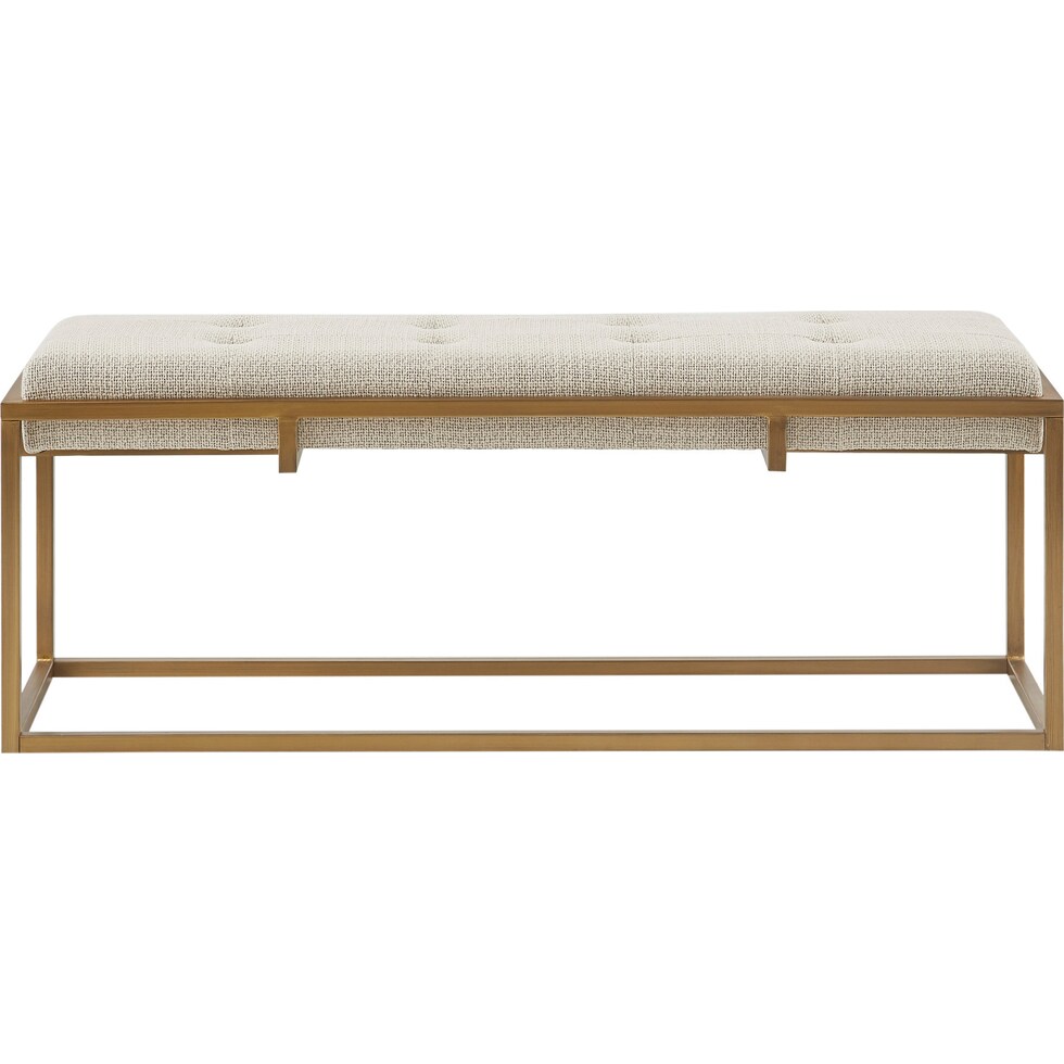 marion white bench   
