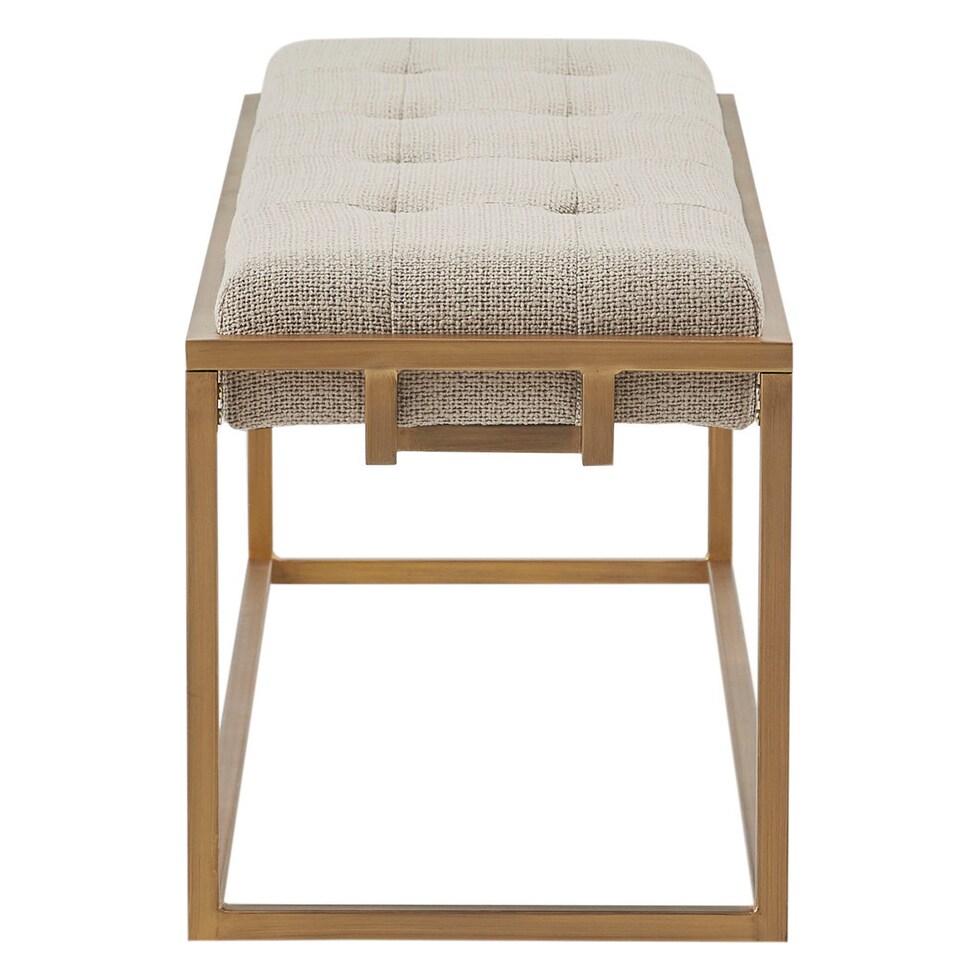 marion white bench   