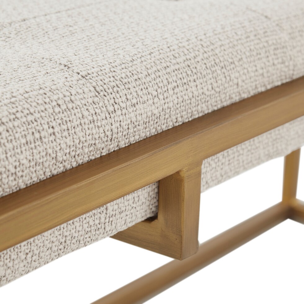 marion white bench   