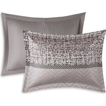 maris gray california king bedding set   