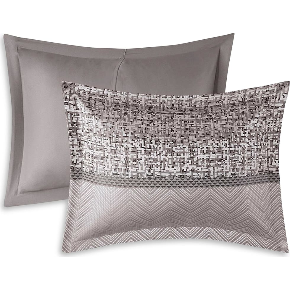 maris gray california king bedding set   