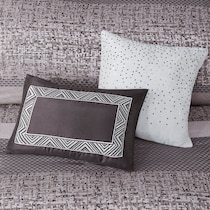 maris gray california king bedding set   