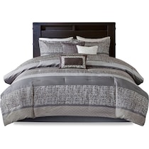 maris gray queen bedding set   