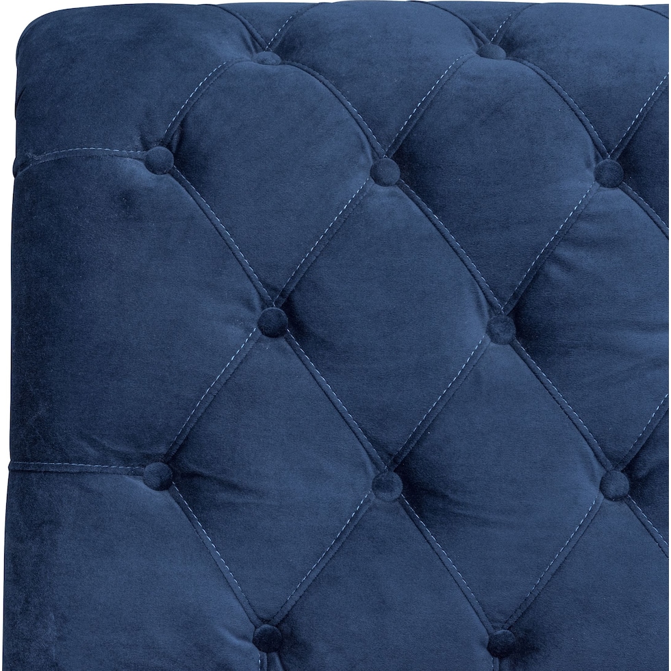 marisol blue armless chair   