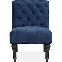 marisol blue armless chair   