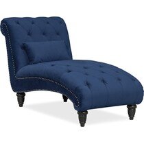 marisol blue chaise   