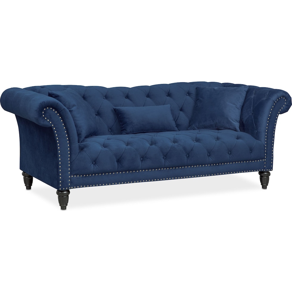 marisol blue sofa   