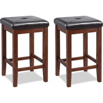 marisol dark brown  pack bar stools   
