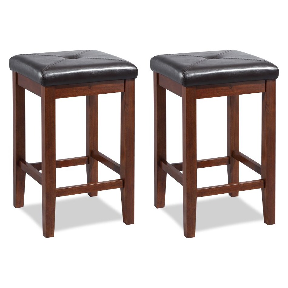 marisol dark brown  pack bar stools   
