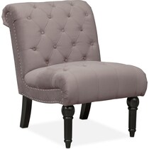 marisol gray armless chair   
