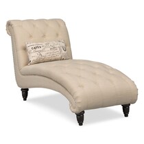 marisol light brown chaise   