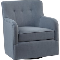 marissa blue accent chair   