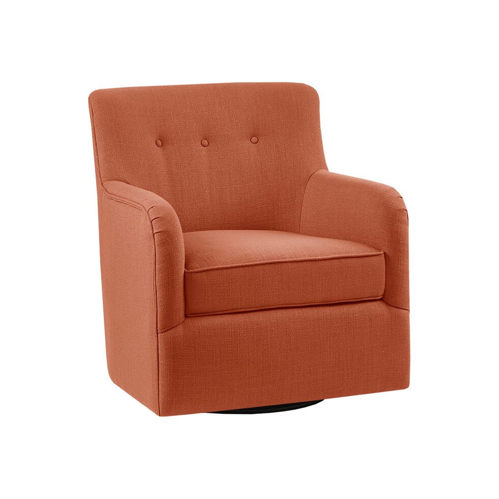 marissa orange accent chair   